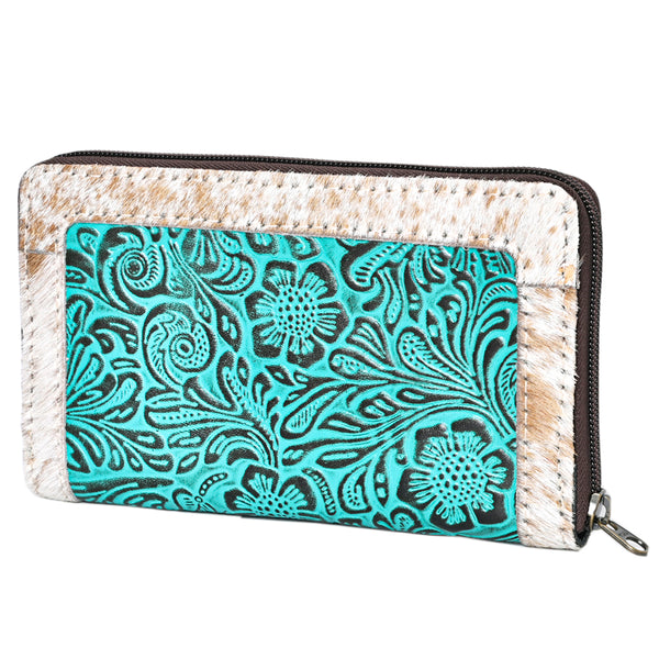 OHLAY KBG310 Coin Purse Embossed Hair-On Genuine Leather women bag by Hilason – Cowboy and equestrian accessories