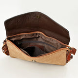 OHLAY WALLET Hand Tooled Hair-on Genuine Leather women bag western handbag purse