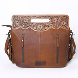 OHLAY KBG314 Clutch Hand Tooled Embossed Genuine Leather women bag western handbag purse