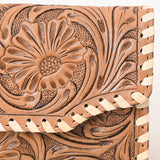 OHLAY WALLET Hand Tooled  Genuine Leather women bag western handbag purse