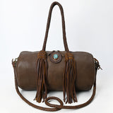 Duffel Genuine Leather women bag western handbag purse