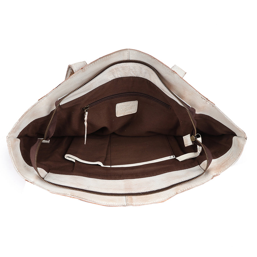 Never Mind Nmbgm135A Tote Vintage Handmade Genuine Cowhide Leather Women Bag Western Handbag Purse