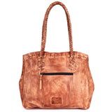 Never Mind Nmbgm141 Tote Vintage Handmade Genuine Cowhide Leather Women Bag Western Handbag Purse