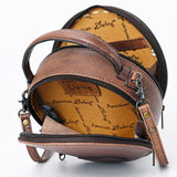 American Darling Canteen Hand Tooled Genuine Leather Women Bag W.