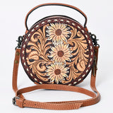 American Darling Canteen Bag Hand Tooled Genuine Leather Western Women Bag | Handbag Purse | Women Canteen Bag | Travel Canteen Bag | Leather Canteen Bag | Clutch Canteen Bag