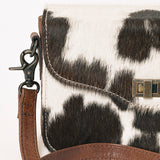 American Darling Small Crossbody Hair On Genuine Leather Women Bag Western Handbag Purse