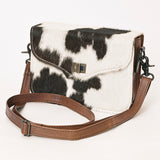 American Darling ADBG1225A Small Crossbody Hair On Genuine Leather by Hilason – Cowboy and equestrian accessories