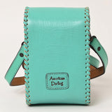 American Darling Cell Phone Holder Hand Tooled Genuine Leather Western Women Bag Handbag Purse | Travel Bags College Casual