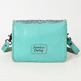 American Darling Crossbody Beautifully Hand Tooled Genuine Leather women bag western handbag purse
