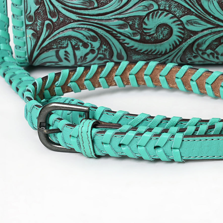 American Darling Wallet Hand Tooled Genuine Leather Western Women Bag | Wristlet Travel