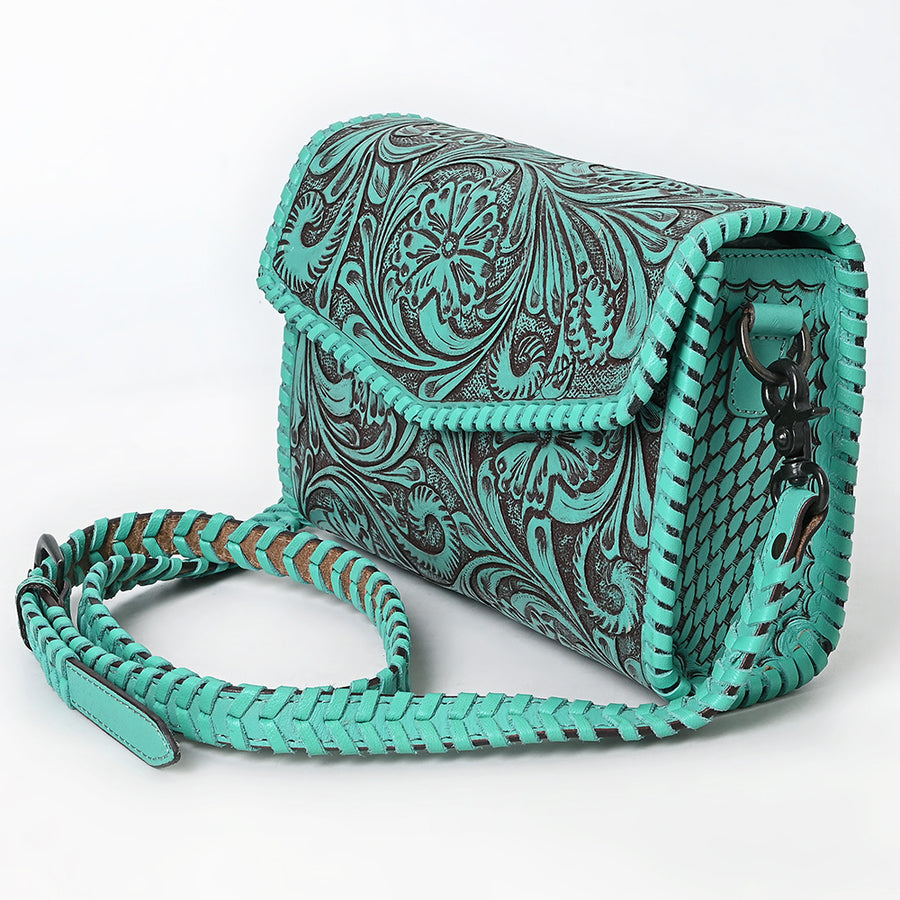 American Darling Wallet Hand Tooled Genuine Leather Western Women Bag | Wristlet Travel