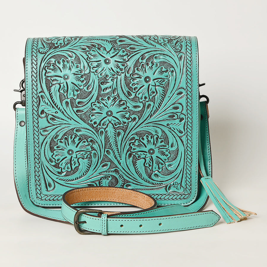 American Darling Clutch Hand Tooled Genuine Leather Western Women Bag Handbag Purse | Purses for Cute