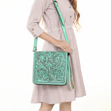 American Darling Clutch Hand Tooled Genuine Leather Western Women Bag Handbag Purse | Purses for Cute