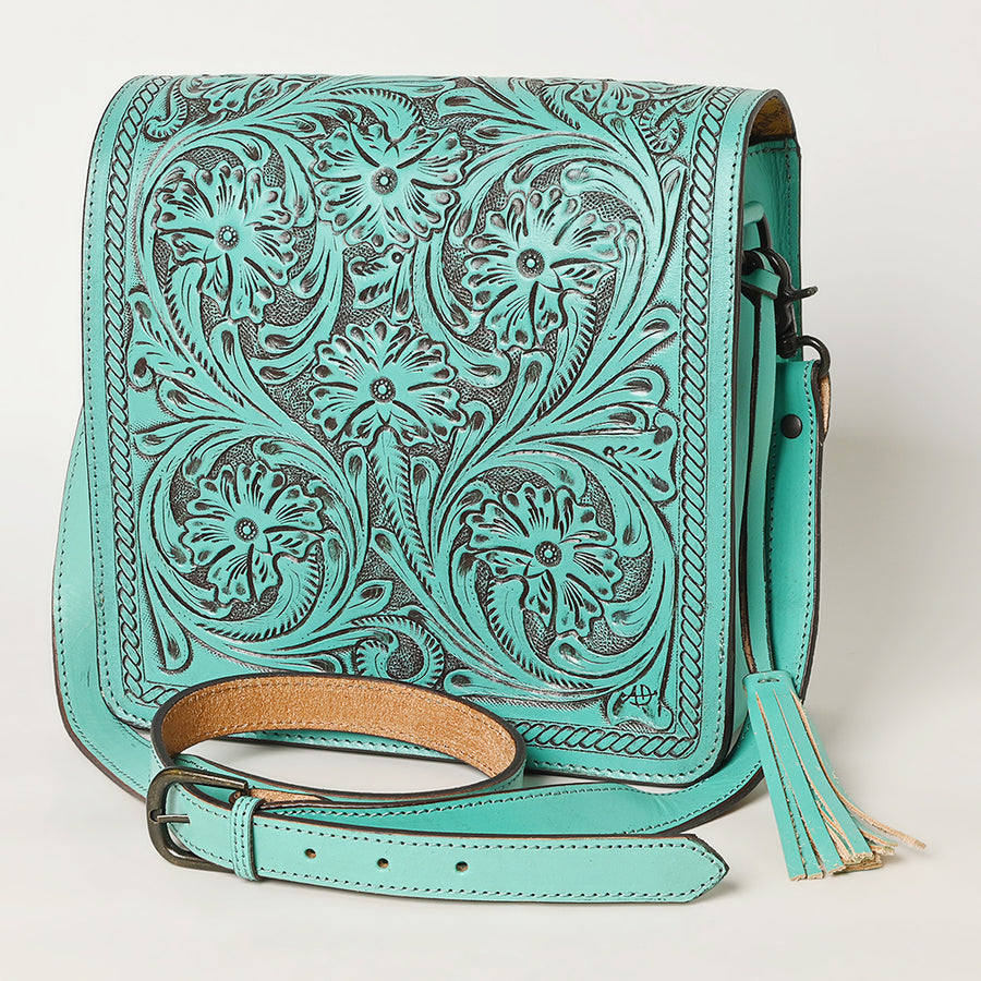 American Darling Clutch Hand Tooled Genuine Leather Western Women Bag Handbag Purse | Purses for Cute - Uhorse