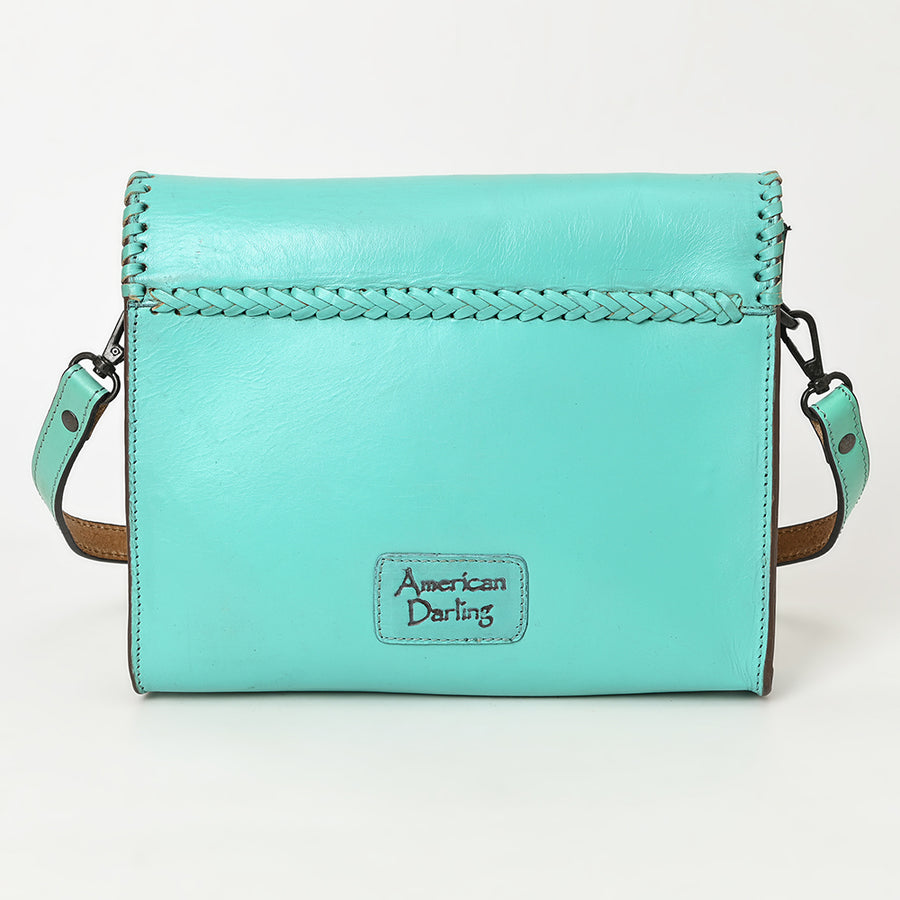 American Darling Envelope Hand Tooled Genuine Leather Western Women Bag Handbag Purse | for Cute