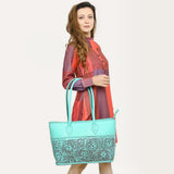 American Darling TOTE Hand Tooled Genuine Leather women bag western handbag purse