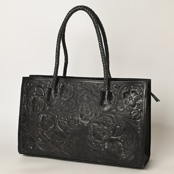 OHLAY KBG319A TOTE Hand Tooled Genuine Leather women bag western by Hilason – Cowboy and equestrian accessories