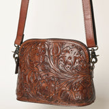 OHLAY KBG321 Cross Body Hand Tooled Genuine Leather women bag western handbag purse