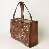 OHLAY KBG322A TOTE Hand Tooled Genuine Leather women bag western handbag purse