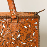 OHLAY KBG322B TOTE Hand Tooled Genuine Leather women bag western handbag purse