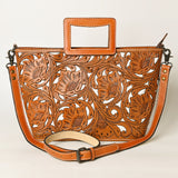 OHLAY KBG324B TOTE Hand Tooled Genuine Leather women bag western handbag purse