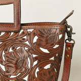 OHLAY KBG324C TOTE Hand Tooled Genuine Leather women bag western handbag purse