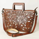 OHLAY KBG324C TOTE Hand Tooled Genuine Leather women bag western handbag purse