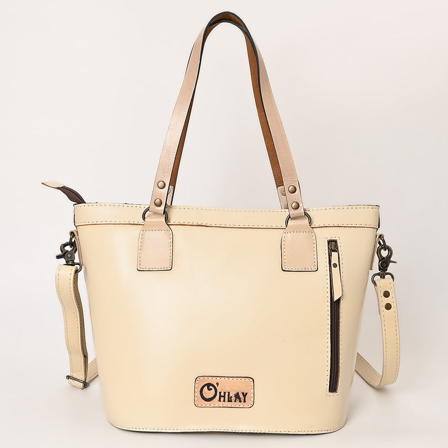 Ohlay Bags KBG328 TOTE Hand Tooled Genuine Leather women bag western handbag purse