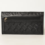 OHLAY WALLET Hand Tooled Genuine Leather women bag western handbag