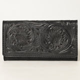 OHLAY WALLET Hand Tooled Genuine Leather women bag western handbag