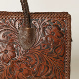 OHLAY KBG319B TOTE Hand Tooled Genuine Leather women bag western handbag purse