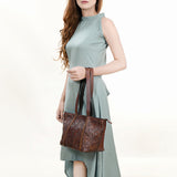 OHLAY KBG333 TOTE Hand Tooled Genuine Leather women bag western handbag purse
