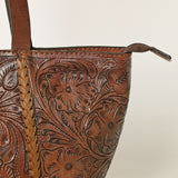 OHLAY KBG333 TOTE Hand Tooled Genuine Leather women bag western handbag purse