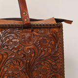 OHLAY KBG334A TOTE Hand Tooled Genuine Leather women bag western handbag purse