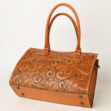 KBG334C Ohlay W. Genuine Leather Hand Tooled Women Tote Bags – Hilason