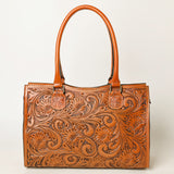 KBG334C Ohlay W. Genuine Leather Hand Tooled Women Tote Bags – Hilason