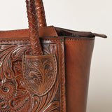 OHLAY KBG338A TOTE Hand Tooled Genuine Leather women bag western handbag purse