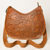 OHLAY KBG342 Cross Body Hand Tooled Genuine Leather women bag western handbag purse