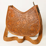 OHLAY KBG342 Cross Body Hand Tooled Genuine Leather women bag western handbag purse