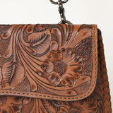 OHLAY Wallet Hand Tooled Genuine Leather Women Bag Western Handbag Purse | Womens Handbags |Leather Belt for Summer