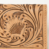 OHLAY WALLET Hand Tooled  Genuine Leather women bag western handbag purse