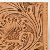 OHLAY WALLET Hand Tooled  Genuine Leather women bag western handbag purse