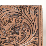 OHLAY WALLET Hand Tooled  Genuine Leather women bag western handbag purse