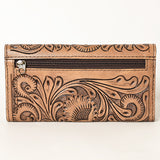 OHLAY WALLET Hand Tooled  Genuine Leather women bag western handbag purse