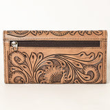 OHLAY Wallet Hand Tooled Genuine Leather Women Bag Western Handbag Purse | Womens Handbags |Leather Belt for Summer
