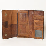 OHLAY Wallet Hand Tooled Genuine Leather Women Bag Western Handbag Purse | Womens Handbags |Leather Belt for Summer