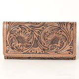 OHLAY Wallet Hand Tooled Genuine Leather Women Bag Western Handbag Purse | Womens Handbags |Leather Belt for Summer