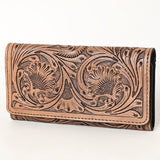 OHLAY WALLET Hand Tooled Genuine Leather women bag western handbag purse - Uhorse