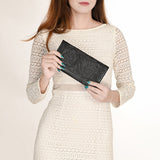 OHLAY Wallet Hand Tooled Genuine Leather Women Bag Western Handbag Purse | Womens Handbags |Leather Belt for Summer