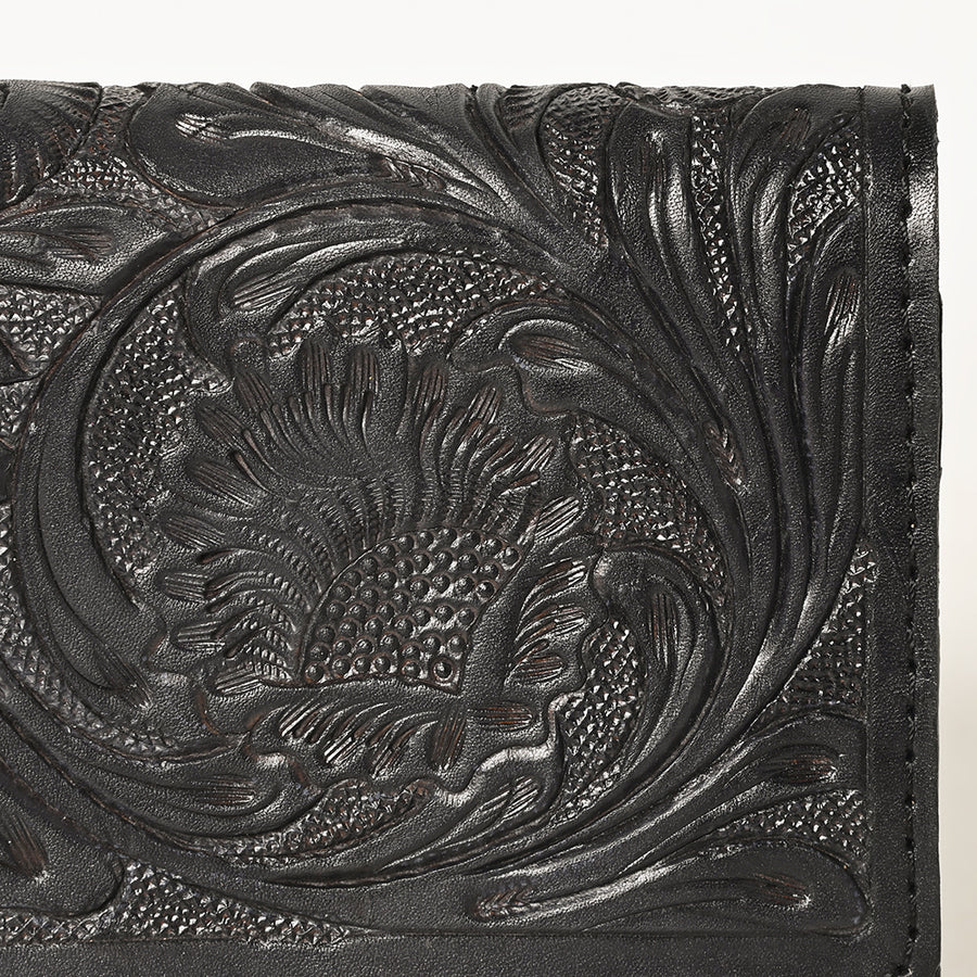 OHLAY Wallet Hand Tooled Genuine Leather Women Bag Western Handbag Purse | Womens Handbags |Leather Belt for Summer